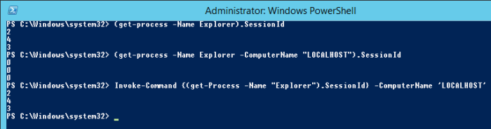 Get-Process strange behaviour